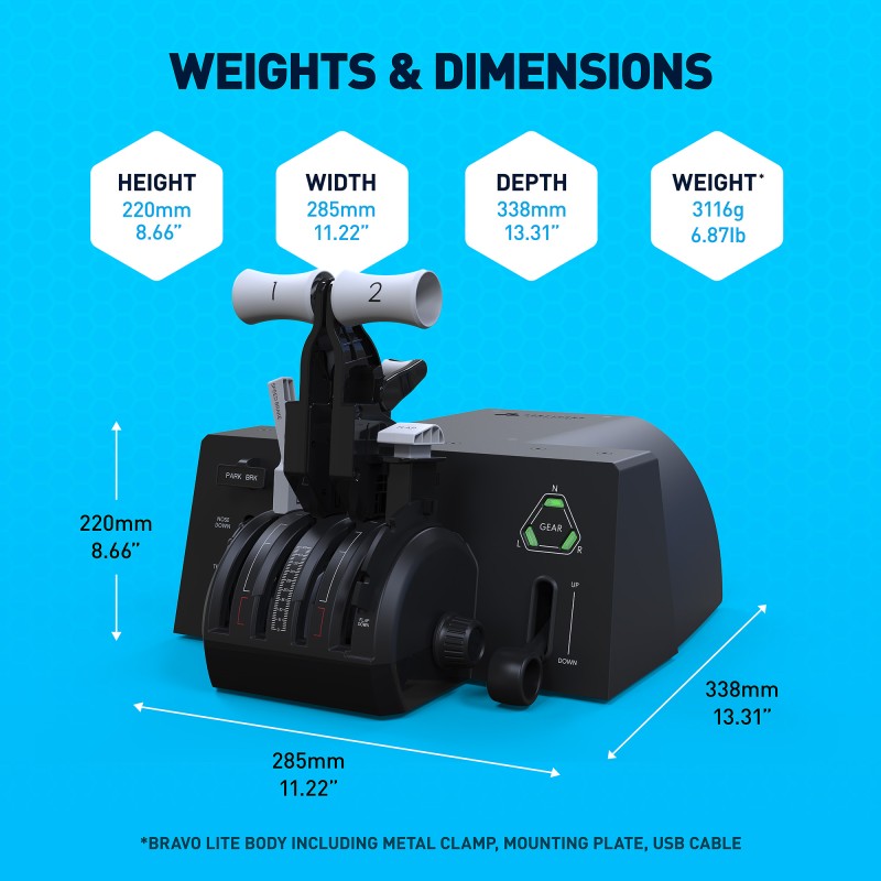 Honeycomb Bravo Throttle Quadrant Lite