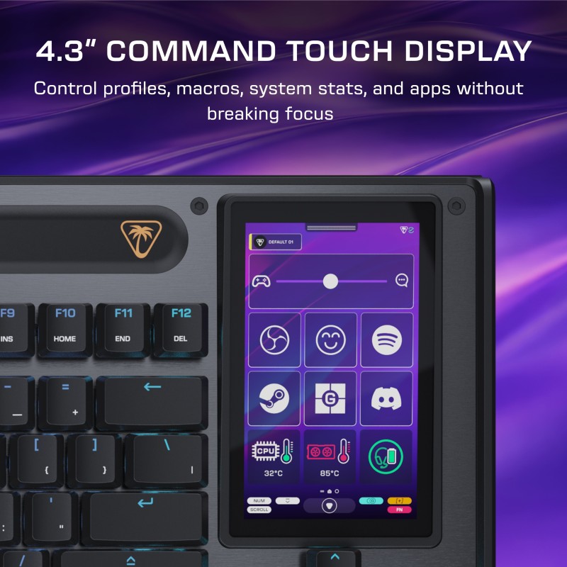 Turtle Beach Command KB7 TKL Wired Black