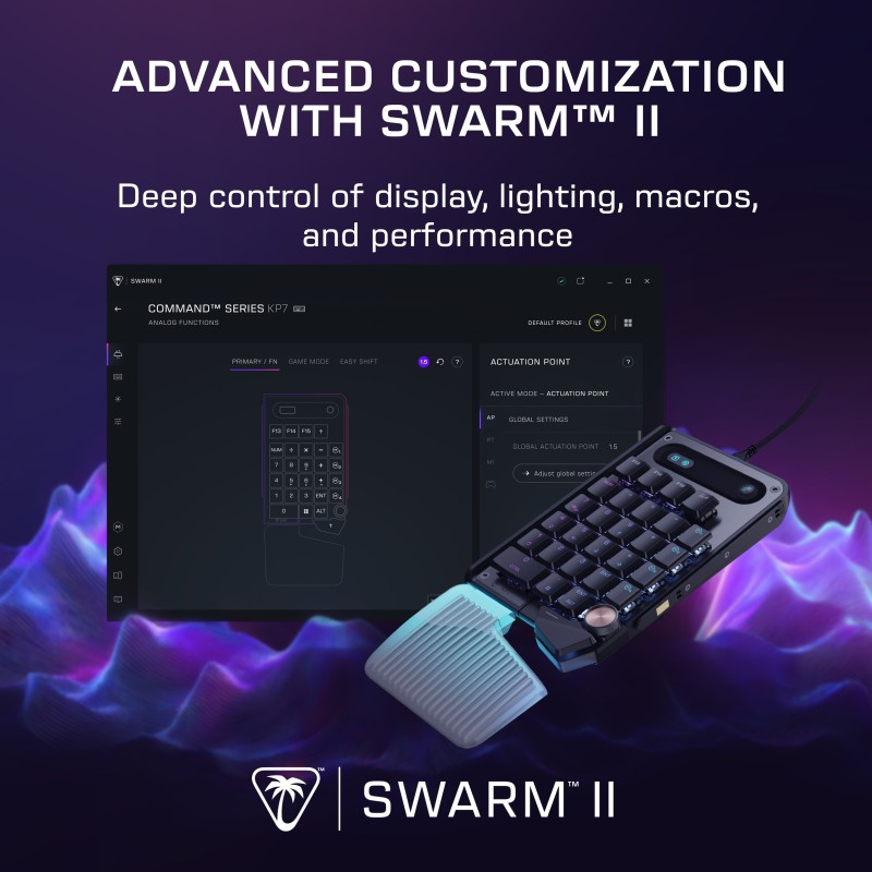 Turtle Beach Command KP7 Keypad Wired Black