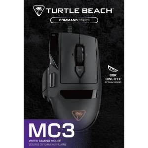 Turtle Beach Command MC3 Wired Mouse Black