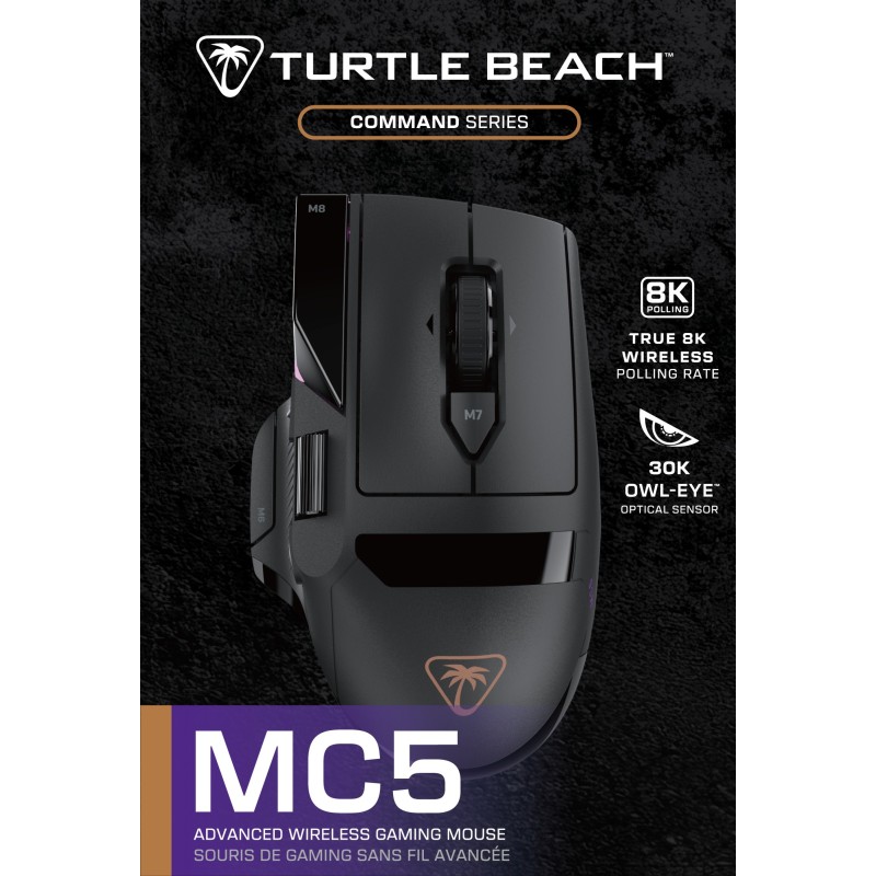 Turtle Beach Command MC5 Wireless Mouse Black