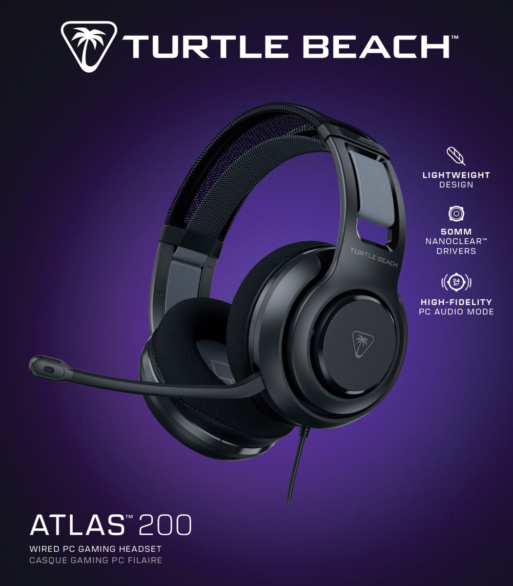 Turtle Pc Turtle Beach Atlas 200 PC - Black | PAN Vision