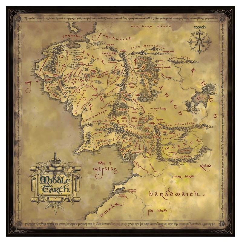 LOTR- Middle-earth Map Puzzle 1000pcs