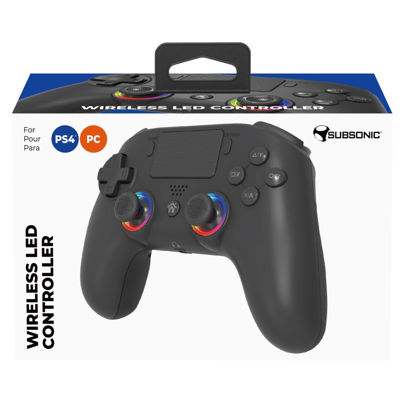 WIRELESS LED CONTROLLER PS4 Black
