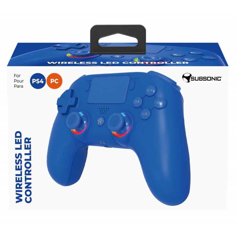 WIRELESS LED CONTROLLER PS4 Blue