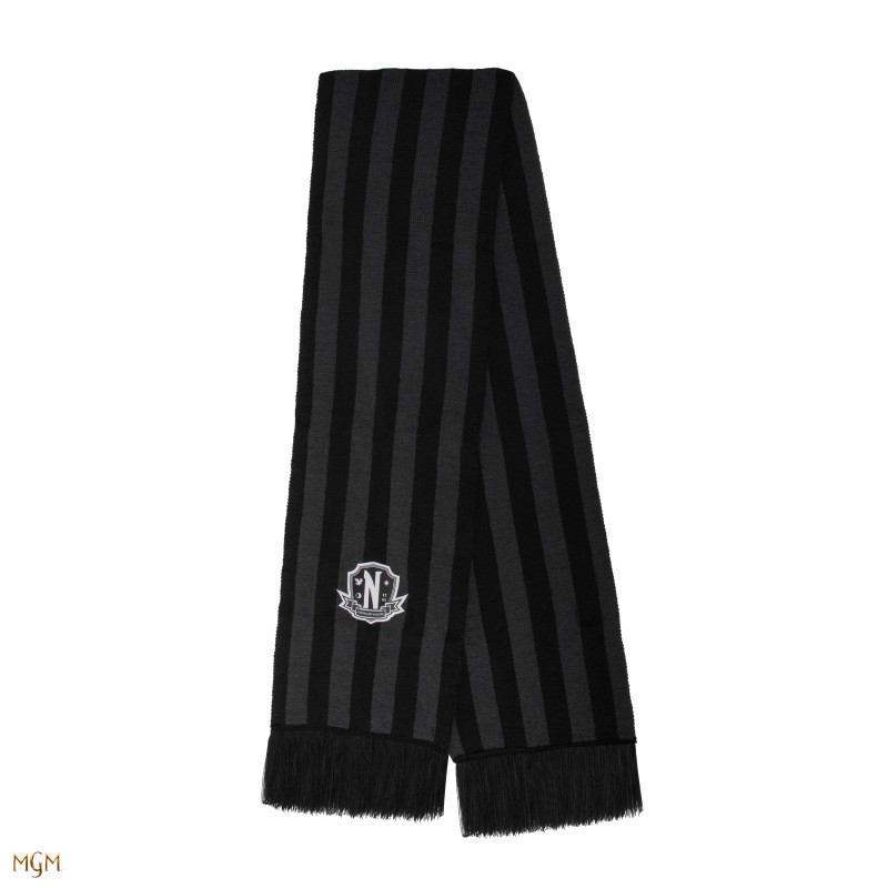 Wednesday scarf Nevermore Academy Black