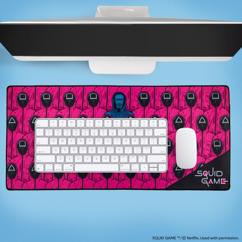 Squid Game Front Man and Guards Deskmat
