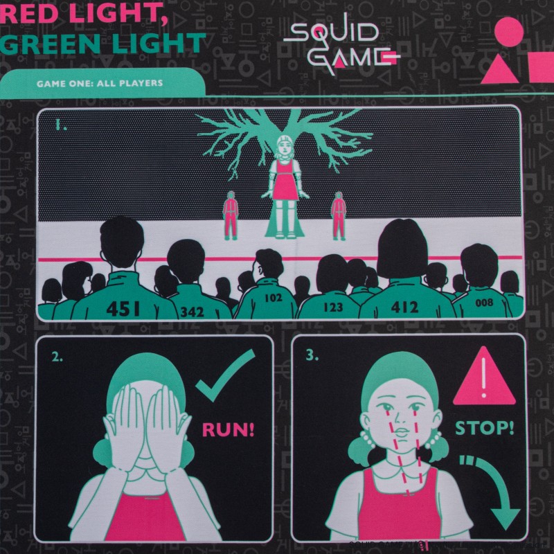 Squid Game Young-Hee Blueprint Deskmat