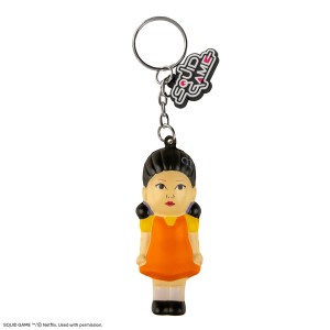 Squid Game Squishy Keychain Young-hee