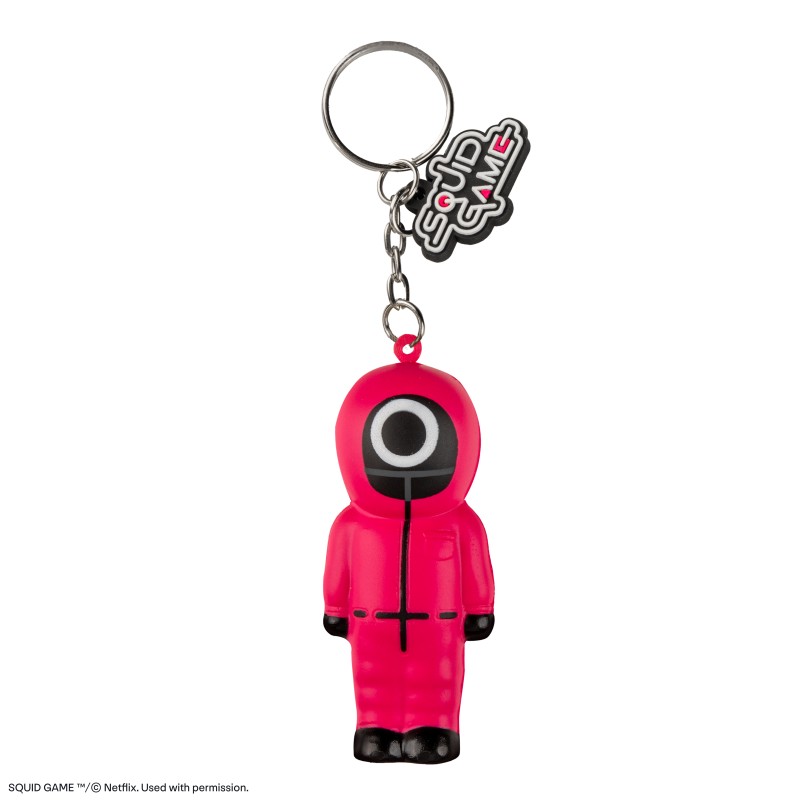 Squid Game Squishy Keychain Worker