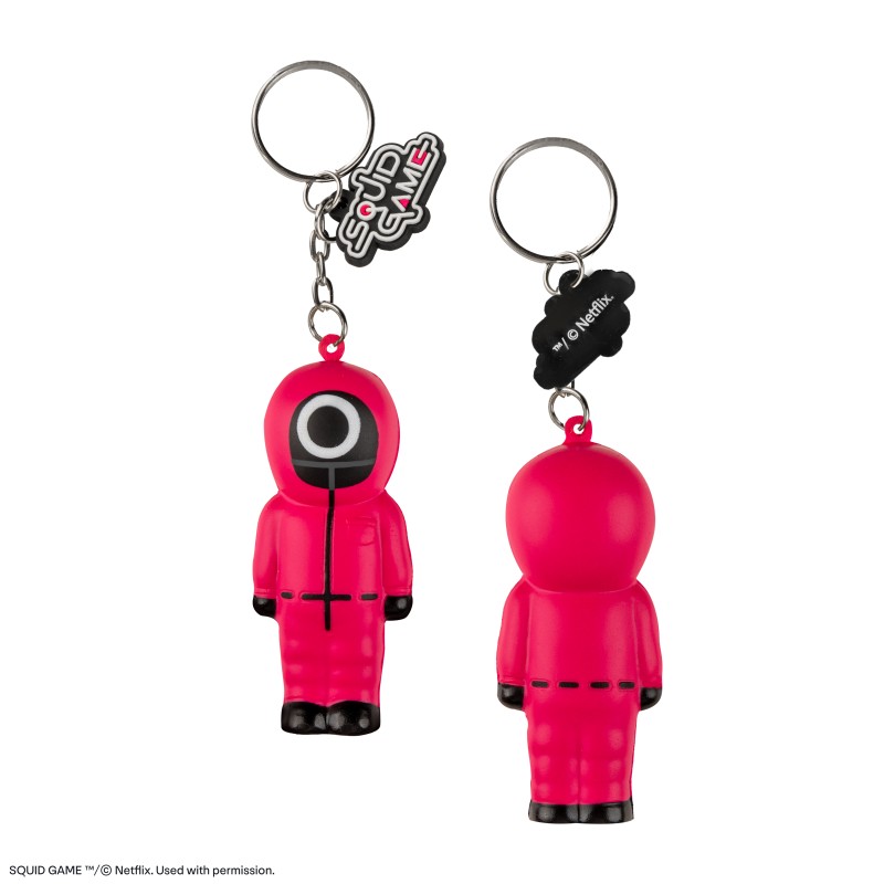 Squid Game Squishy Keychain Worker