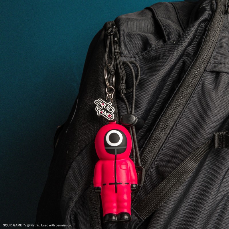 Squid Game Squishy Keychain Worker
