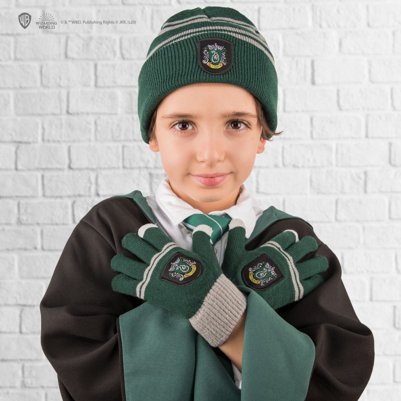 HP Beanie/Gloves Slytherin Kids set EU