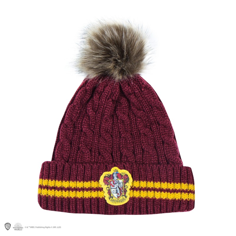 HP Beanie Pompom Gryffindor