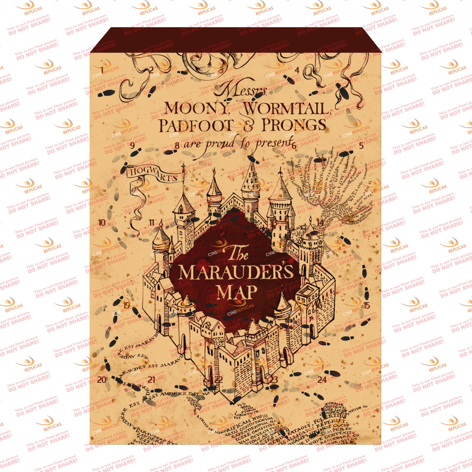 Advent calendar 2023 Marauders Map PAN Vision