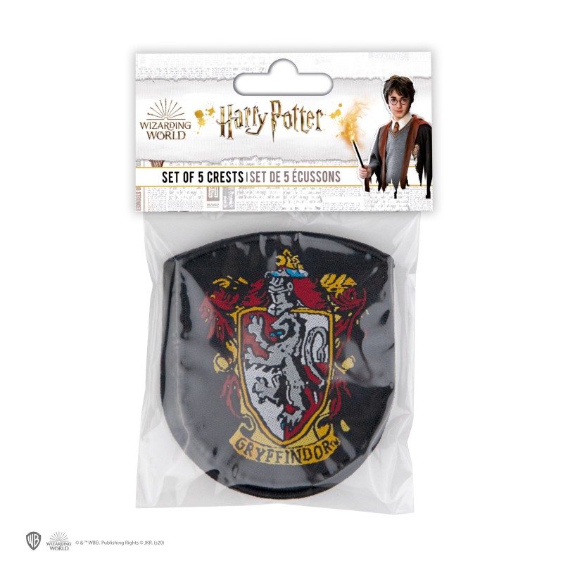 HP Crest patch set of 5