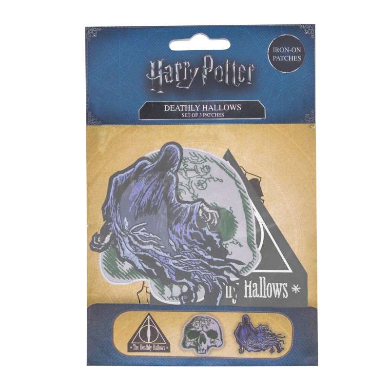 HP Crest patch deluxe deathly hallows set of 3