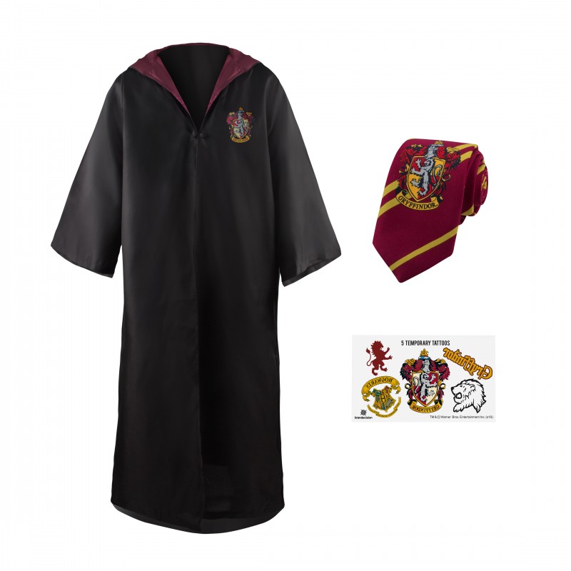 HP Entry Robe Necktie &amp; Tattoos Gryffindor Large EU