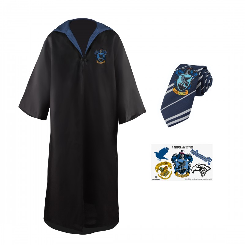 HP Entry Robe, Necktie &amp; Tattoos Ravenclaw Large EU