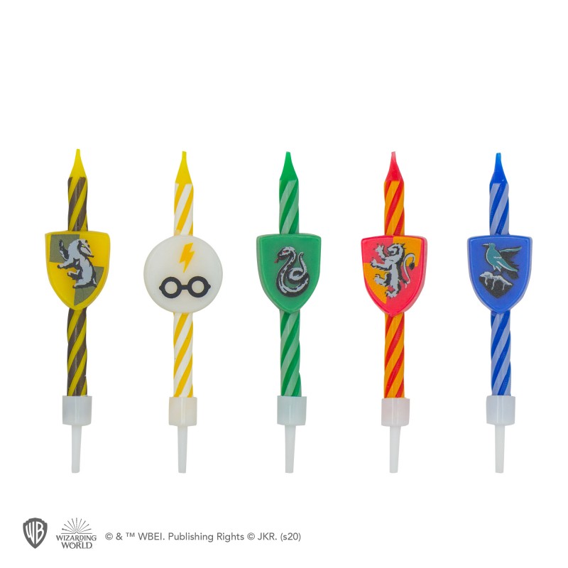 HP Candles Set of 10 birthday HP logo