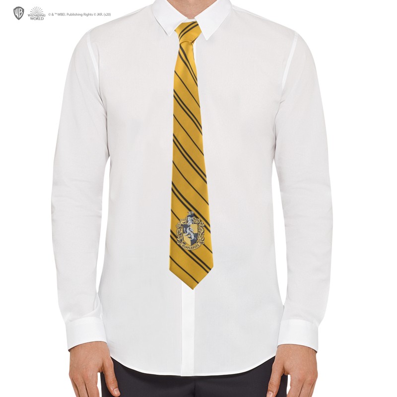 HP Necktie Woven Hufflepuff Adult