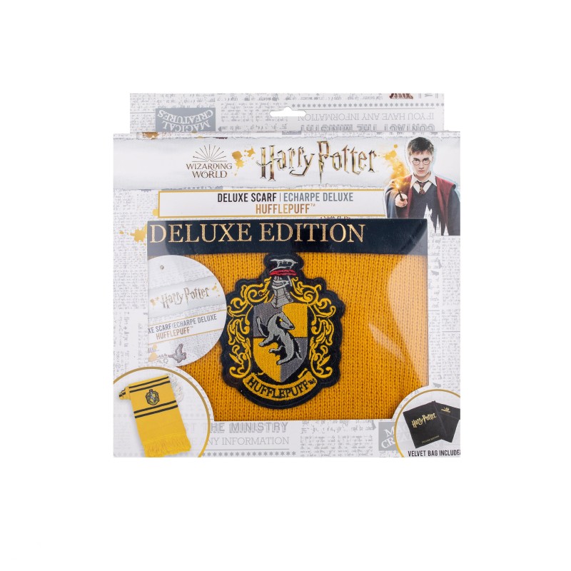 HP Scarf Acrylic Hufflepuff Deluxe