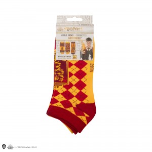 Harry Potter Socks Set of 3 - Ankle - Gryffindor