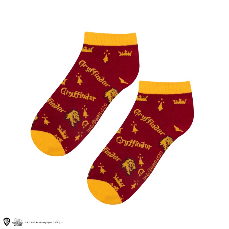 Harry Potter Socks Set of 3 - Ankle - Gryffindor