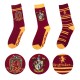 Harry Potter Socks Set of 3 Gryffindor - ADULT (35-45) EU