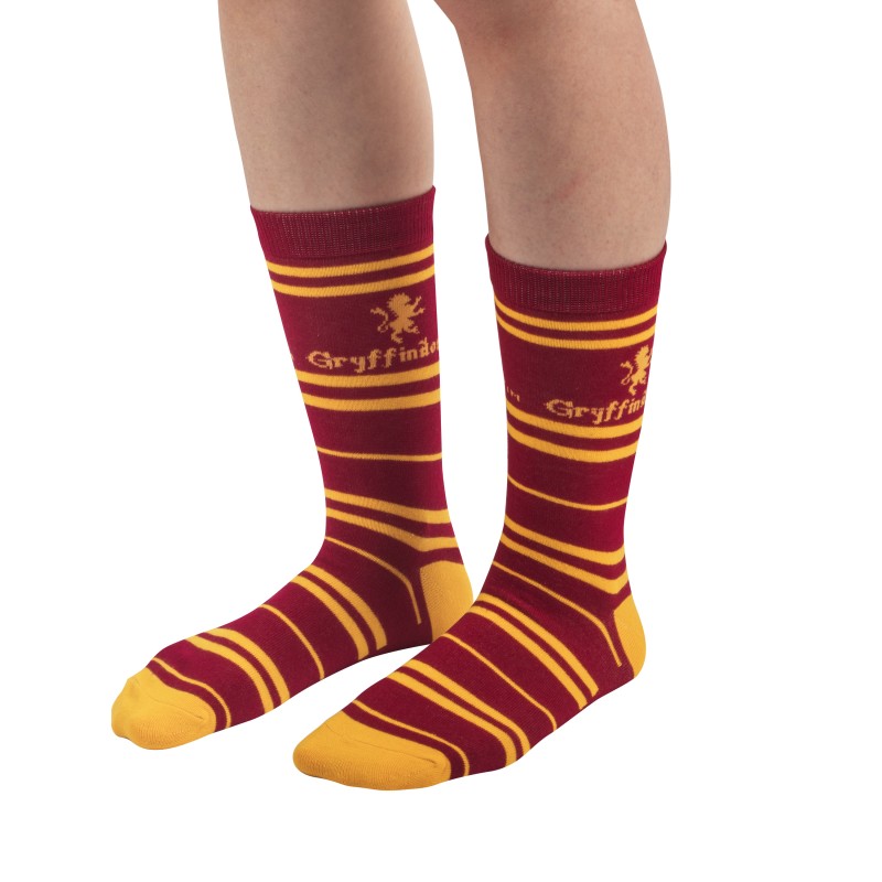 Harry Potter Socks Set of 3 Gryffindor - ADULT (35-45) EU