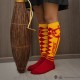 HP Socks Set of 3 - Knee High Gryffindor
