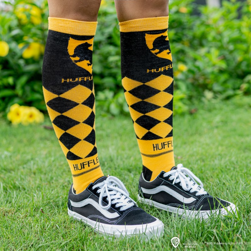 HP Socks Set of 3 - Knee High Hufflepuff