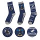 Harry Potter Socks Set of 3 Ravenclaw ADULT (35-45)