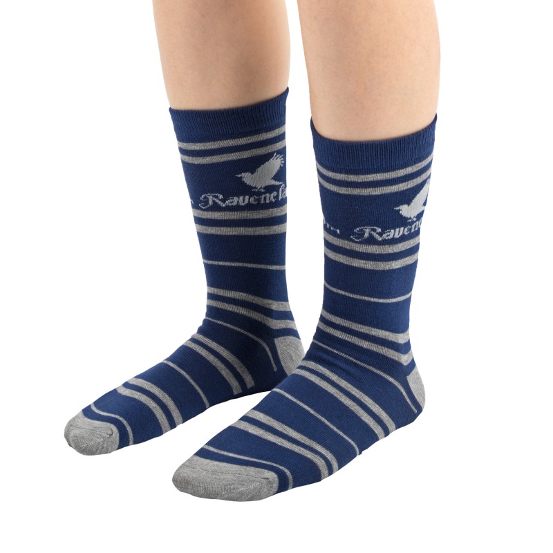 Harry Potter Socks Set of 3 Ravenclaw ADULT (35-45)