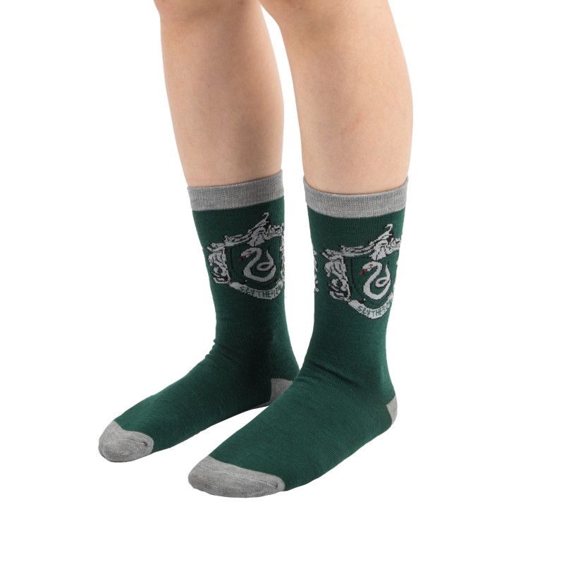 Harry Potter Socks Set of 3 Slytherin ADULT (35-45)