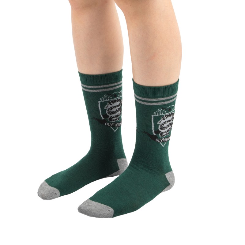 Harry Potter Socks Set of 3 Slytherin ADULT (35-45)