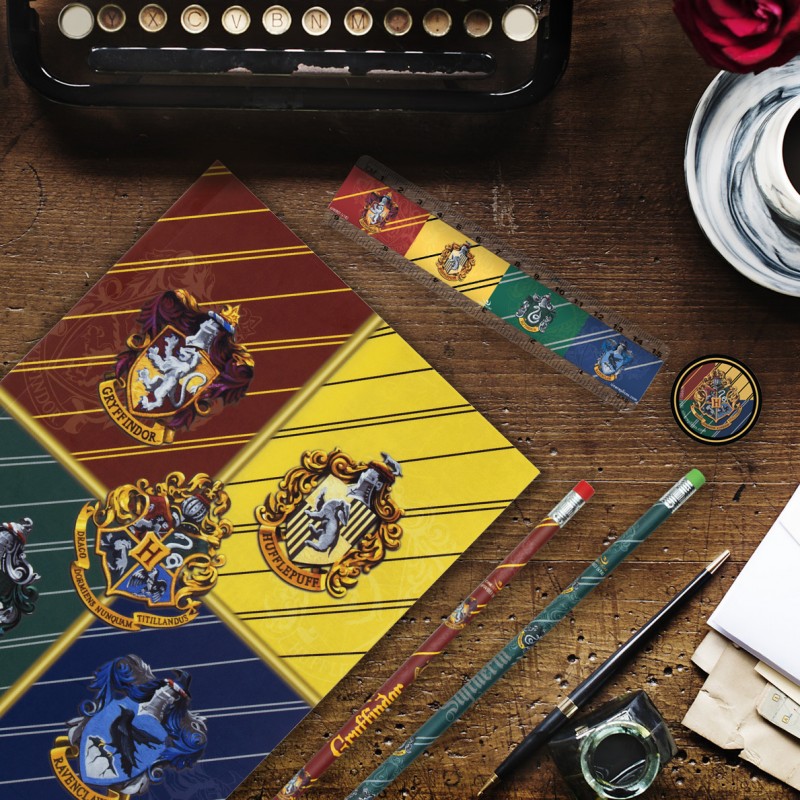 HP Stationery Set - Hogwarts houses
