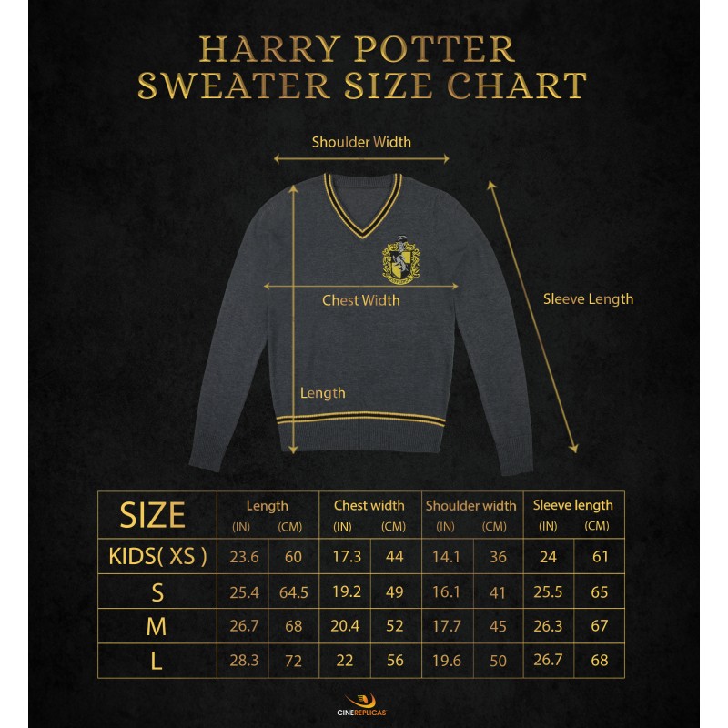 Harry Potter Sweater Hufflepuff MEDIUM