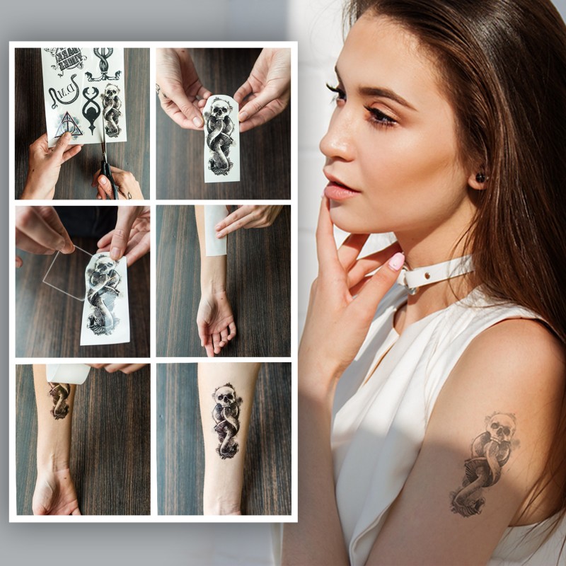 HP Tattoos Set of 35 Temporary Tatoos