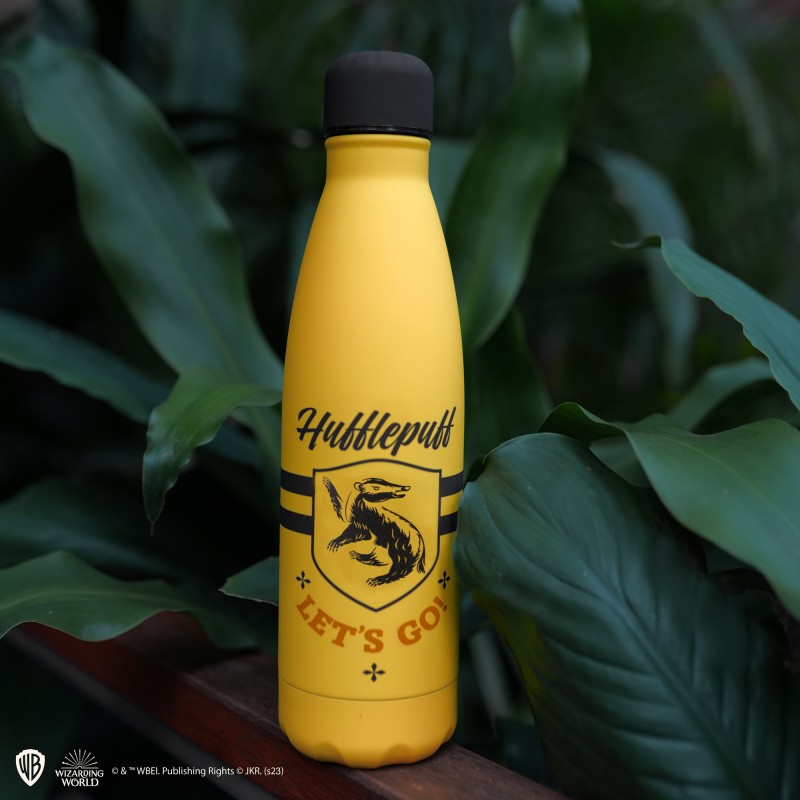 HP Water bottle Hufflepuff Let's Go