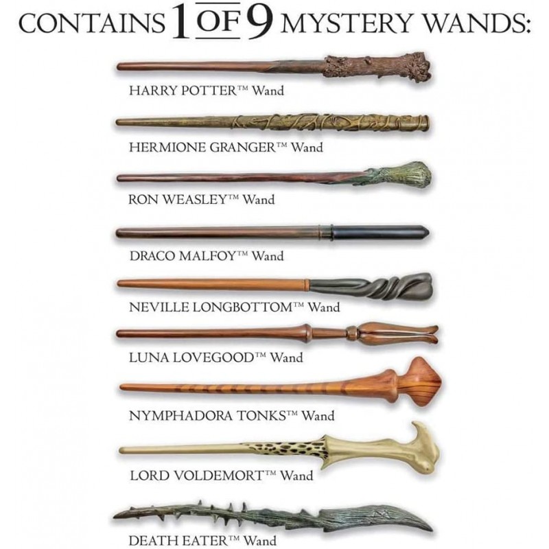 CDU Harry Potter Mystery Wand 9 pcs Series 1