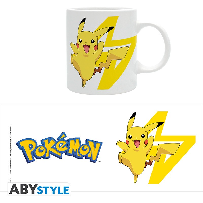 Pokemon Logo and Pikachu Mug
