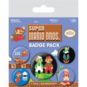 Badge Pack Super Mario Bros