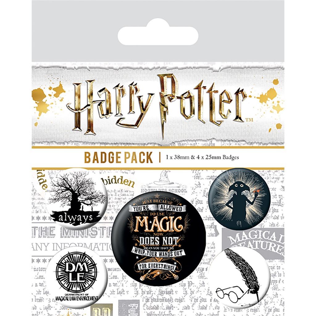 Badge Pack Harry Potter (Symbols) | PAN Vision