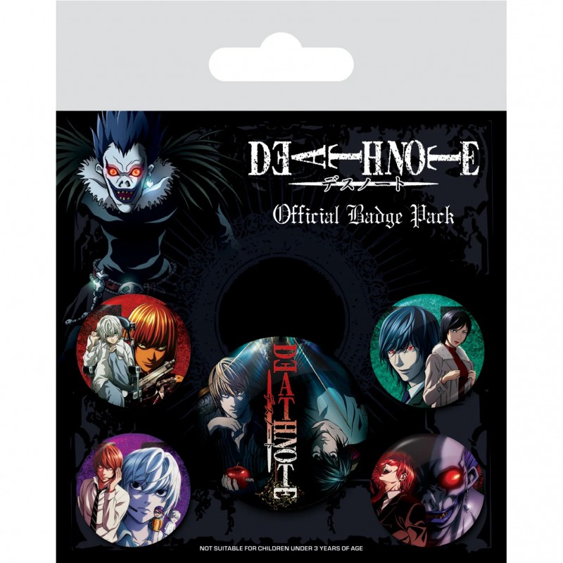 Badge Pack Death Note (Connections Of Fate)