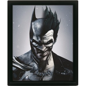 Wall Art - Batman Arkham 3D Framed 20x25