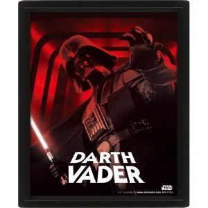 Wall Art - Star Wars (Darth Vader) 3D Framed 10x8