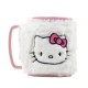 Fuzzy Mug - Hello Kitty (Pink Bow Face Icon)