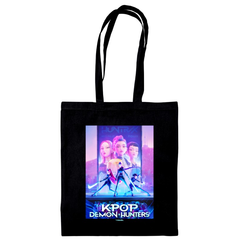 Tote Bag K-Pop Demon Hunters (Key Art) Black