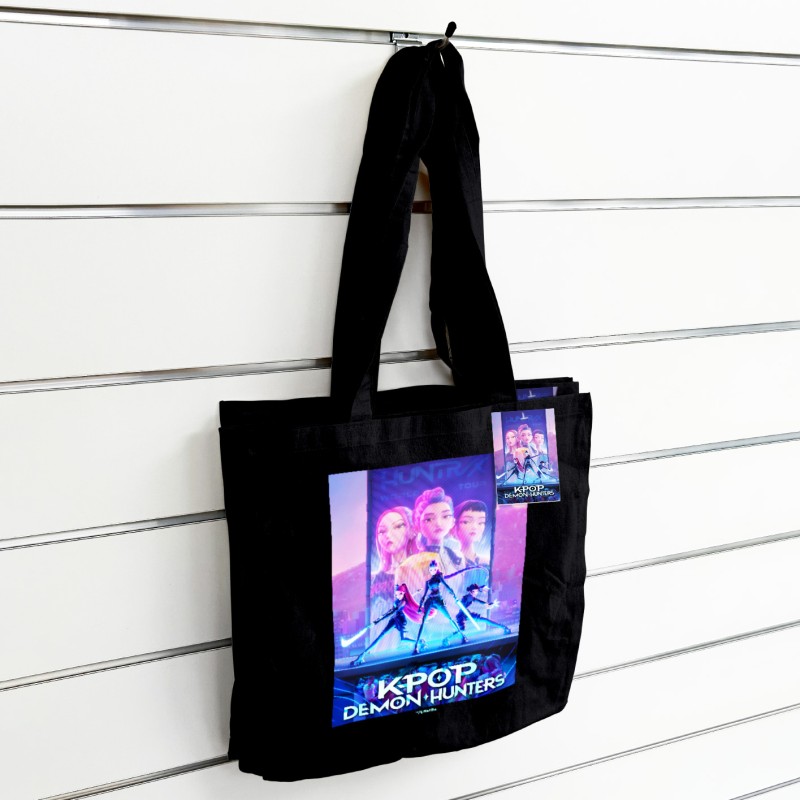 Tote Bag K-Pop Demon Hunters (Key Art) Black
